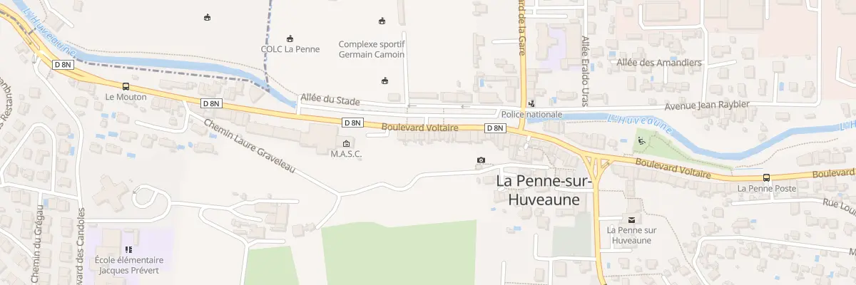 Plan du 82 Bd Voltaire à La Penne-sur-Huveaune