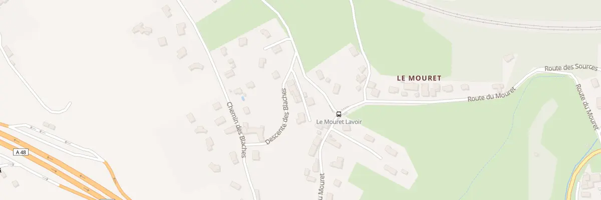 Plan du 5018 Le Mouret à Réaumont