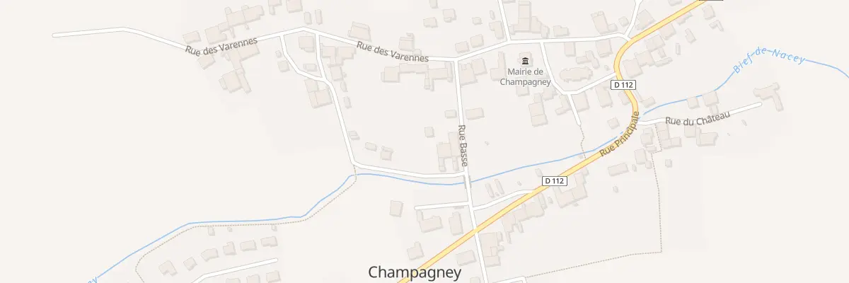 Plan du 9 Rue du Ruisseau à Champagney