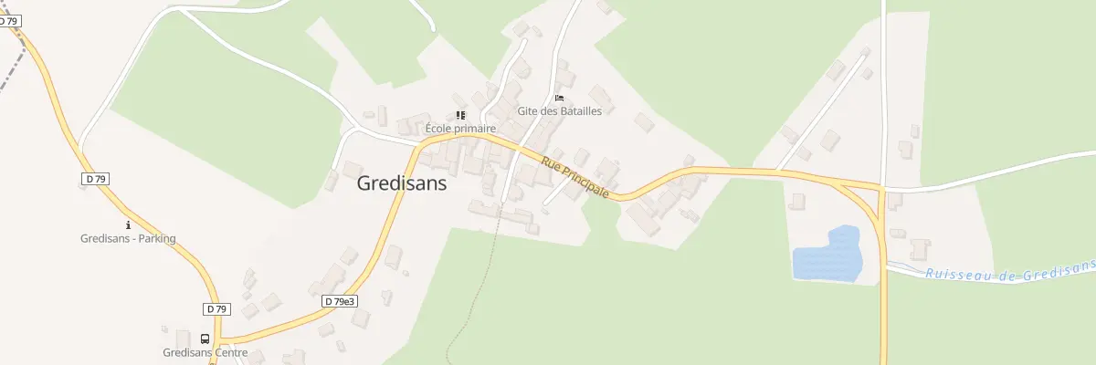 Plan du 26 Rue Principale à Gredisans