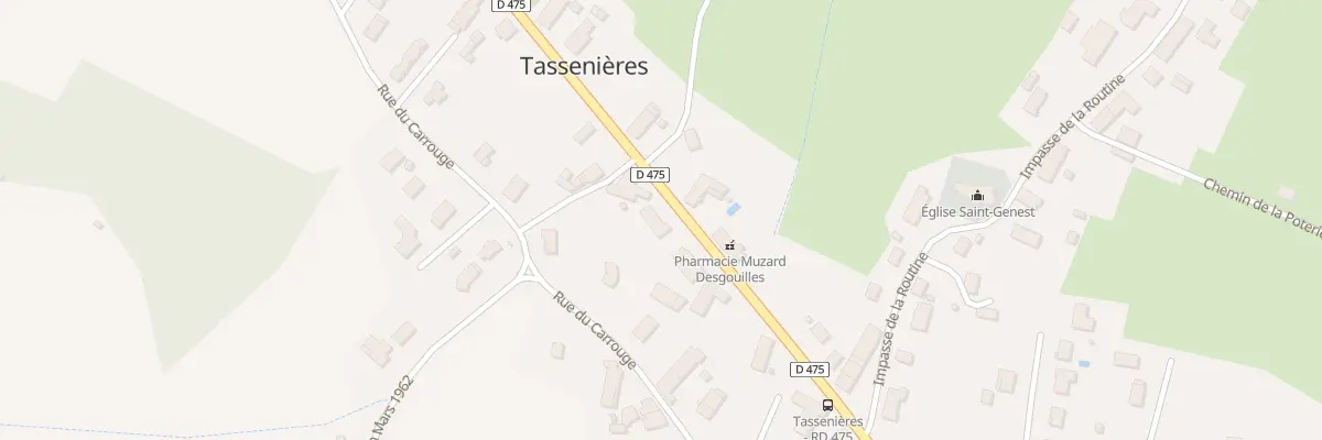 Plan du 17 Rte de Dole à Tassenières
