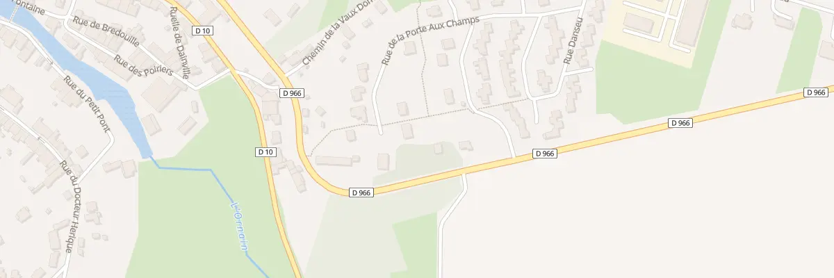 Plan du 21 Rue de la Porte aux Champs à Gondrecourt-le-Château