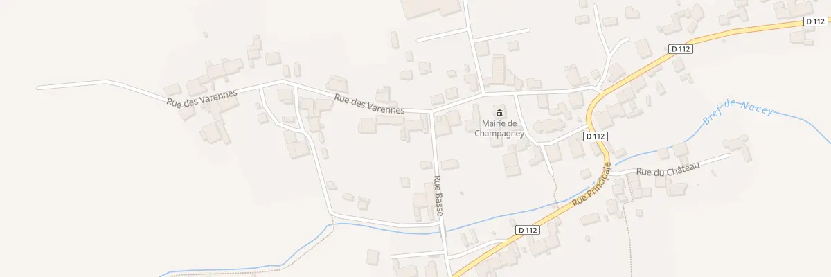 Plan du 11 Rue des Varennes à Champagney