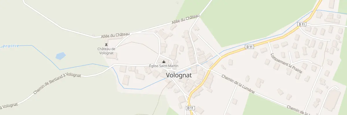 Plan du 6 Che de Charrière à Nurieux-Volognat