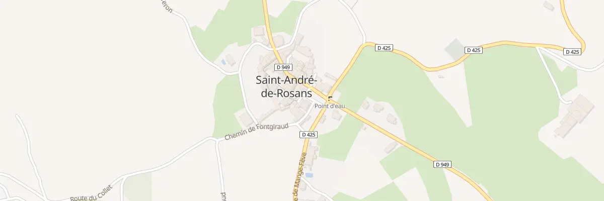 Plan de Saint Andre à Saint-André-de-Rosans