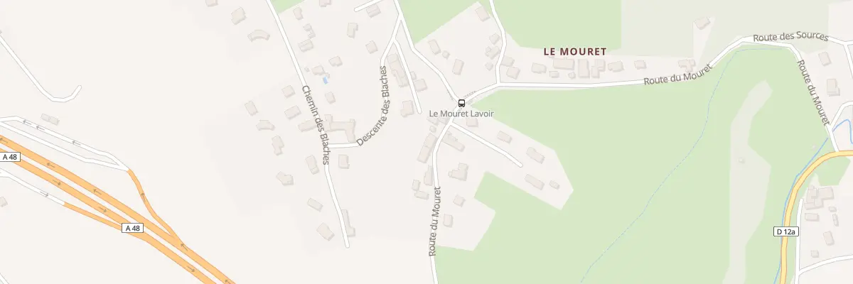 Plan du 5022A Le Mouret à Réaumont