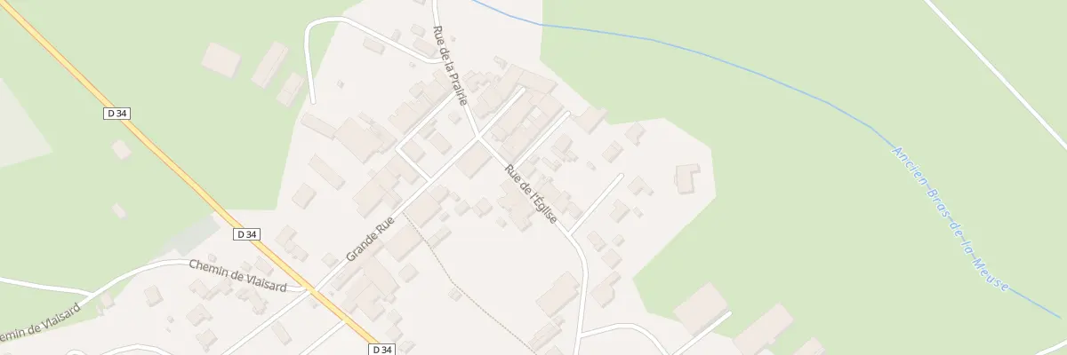 Plan du 1 Rue de l’Eglise aux Paroches
