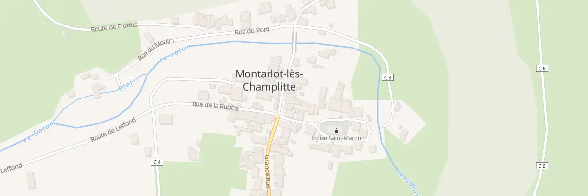 Plan du 9 Rue Grande Rue A Montarlot à Champlitte