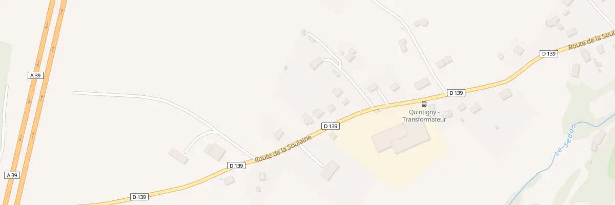 Plan du 508 Rte de la Soulaine à Quintigny