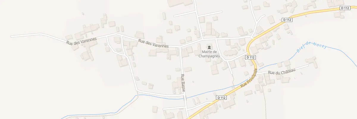 Plan du 2 Rue Basse à Champagney