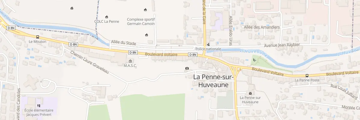 Plan du 96 Bd Voltaire à La Penne-sur-Huveaune