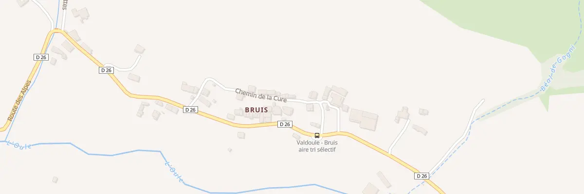 Plan du 5024 Le Village à Valdoule