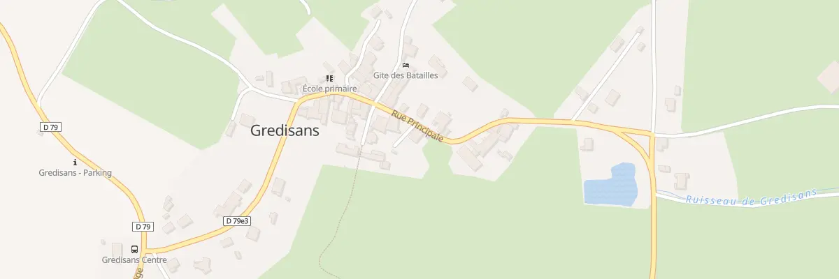 Plan du 28 Rue Principale à Gredisans