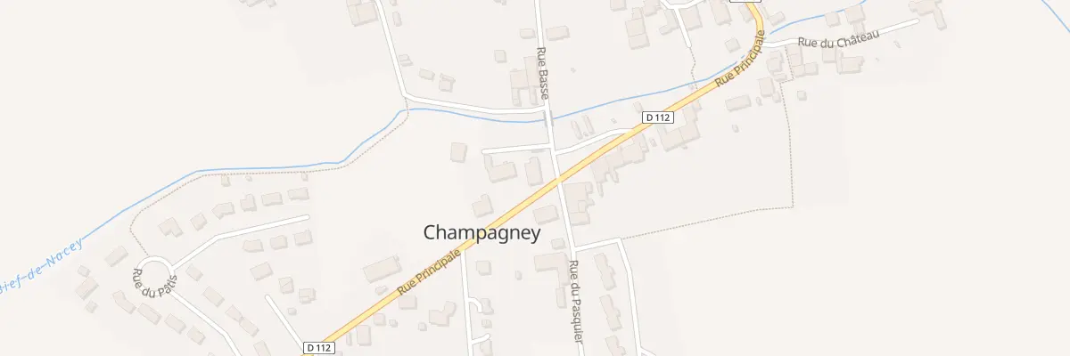 Plan du 40 Rue Principale à Champagney