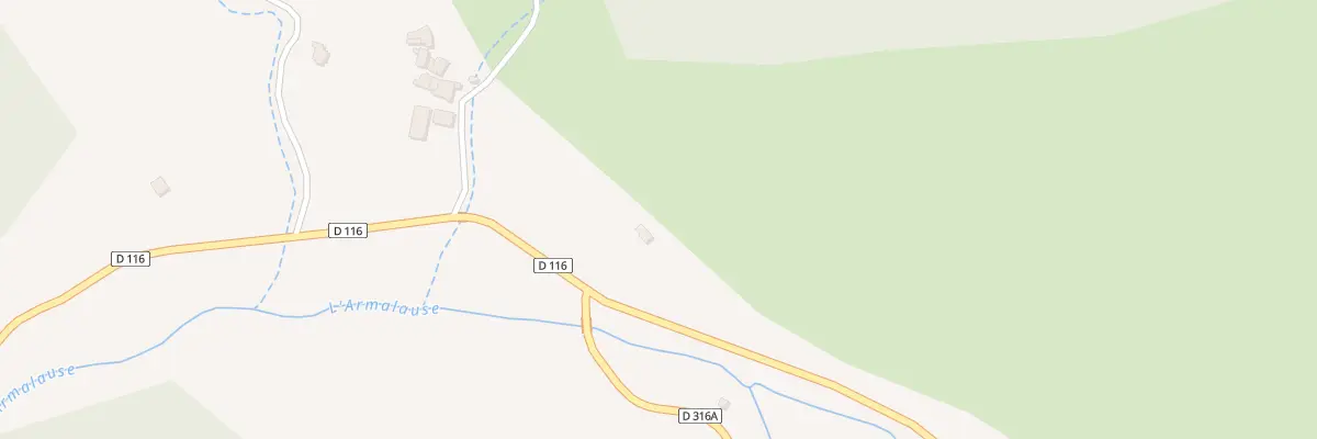 Plan du 5023A La Riviere à Chauvac-Laux-Montaux