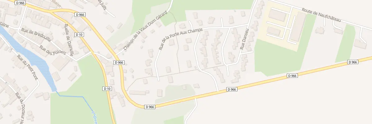 Plan du 5 Rue de la Vaux Dom Gerard à Gondrecourt-le-Château