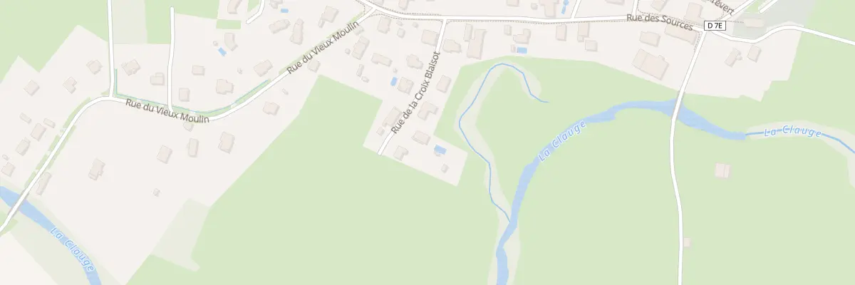Plan du 11 Rue de la Croix Blaisot à Dole