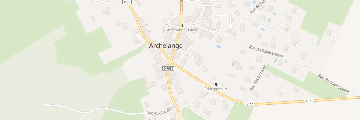 Plan du 1 Rue des Chenevières à Archelange