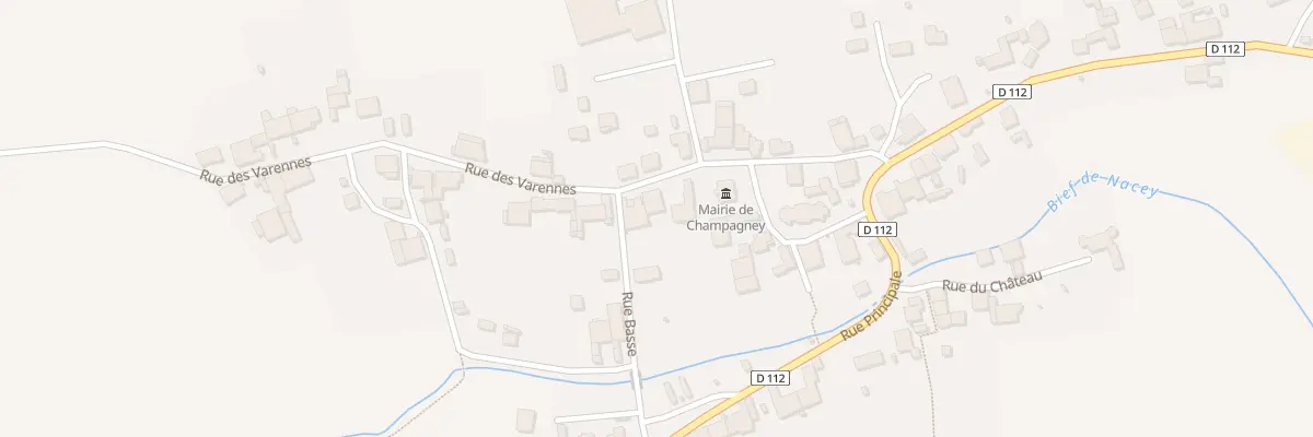 Plan du 7 Rue des Varennes à Champagney