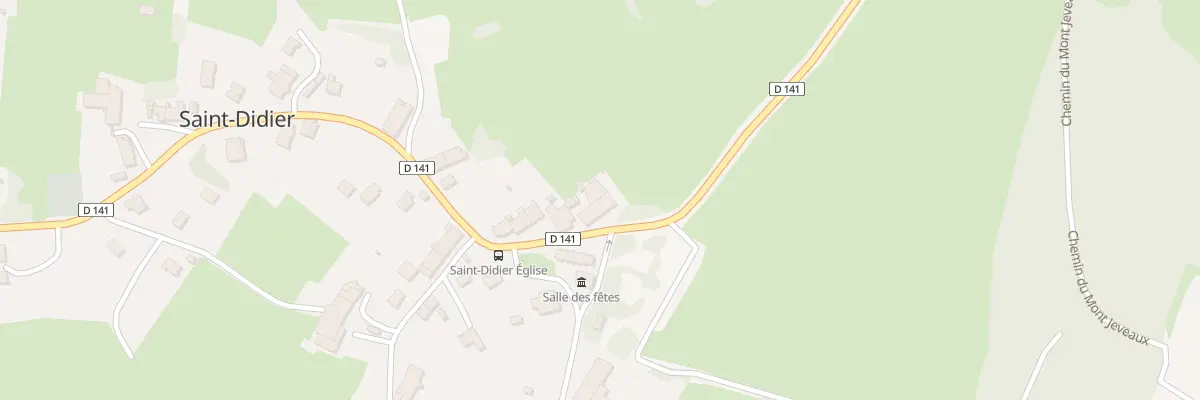 Plan du 421 Rue des Chazeaux à Saint-Didier