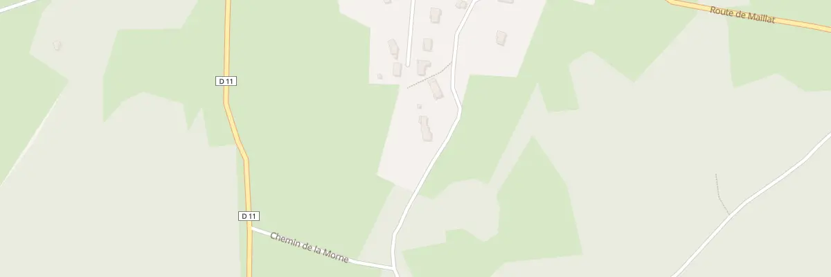 Plan du 232 Che de la Morne à Peyriat