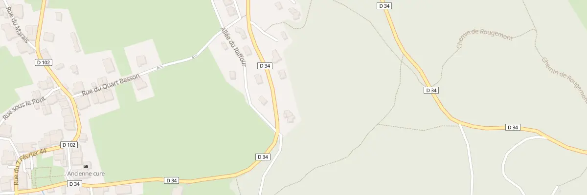 Plan du 510 Rue du Mont d’Aranc à Aranc