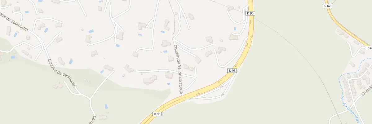 Plan du 90 Che du Vallon de l’Orge à Meyrargues