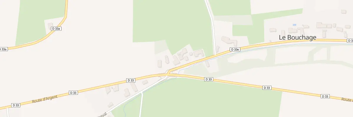 Plan du 55 Rte des Andréas au Bouchage