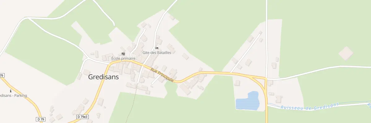 Plan du 19B Rue Principale à Gredisans