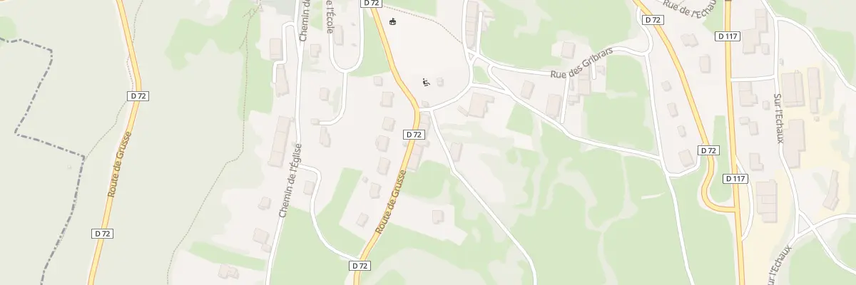 Plan du 12 Rte de Grusse à La Chailleuse