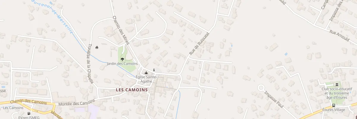 Plan du 9 Rue du Ruissatel à Marseille 11e Arrondissement