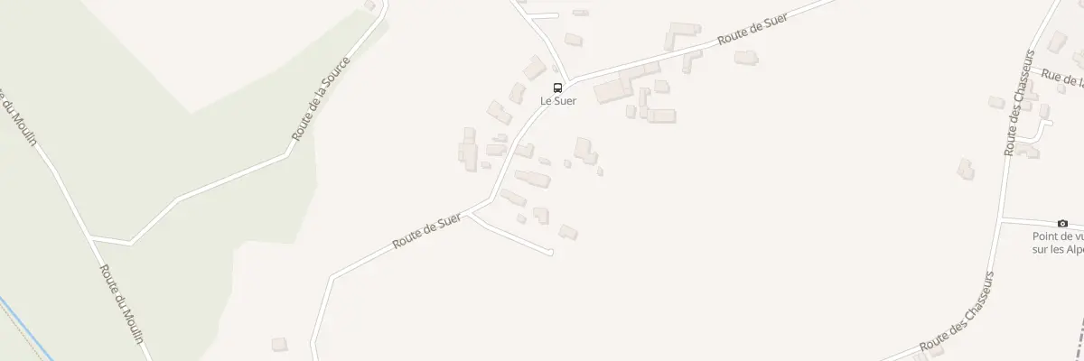 Plan du 310 Rte de Suer à Saint-Clair-de-la-Tour