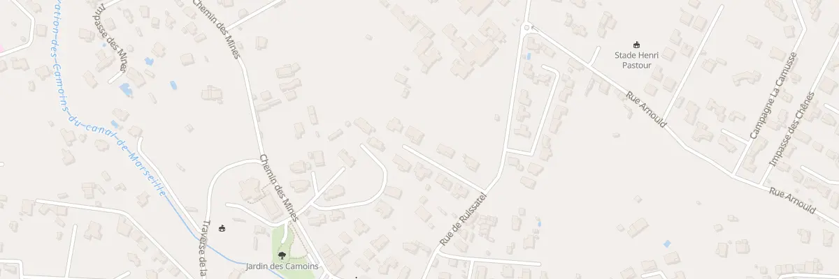 Plan du 25 Rue du Ruissatel à Marseille 11e Arrondissement