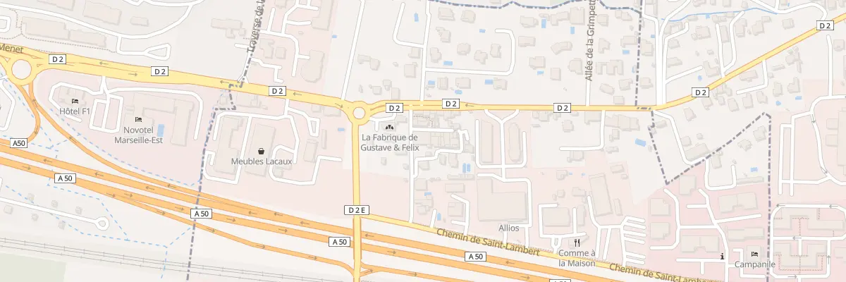 Plan du 2 All des Paquerettes à La Penne-sur-Huveaune
