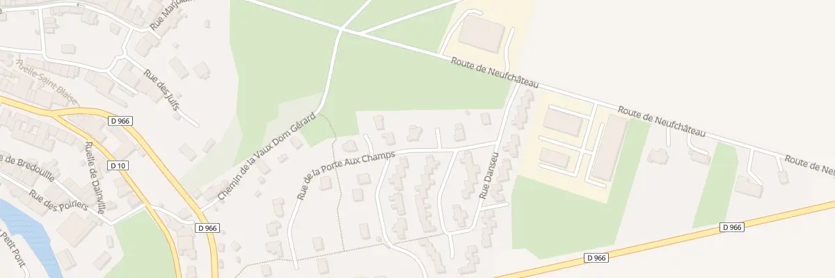 Plan du 12 Rue de la Porte aux Champs à Gondrecourt-le-Château