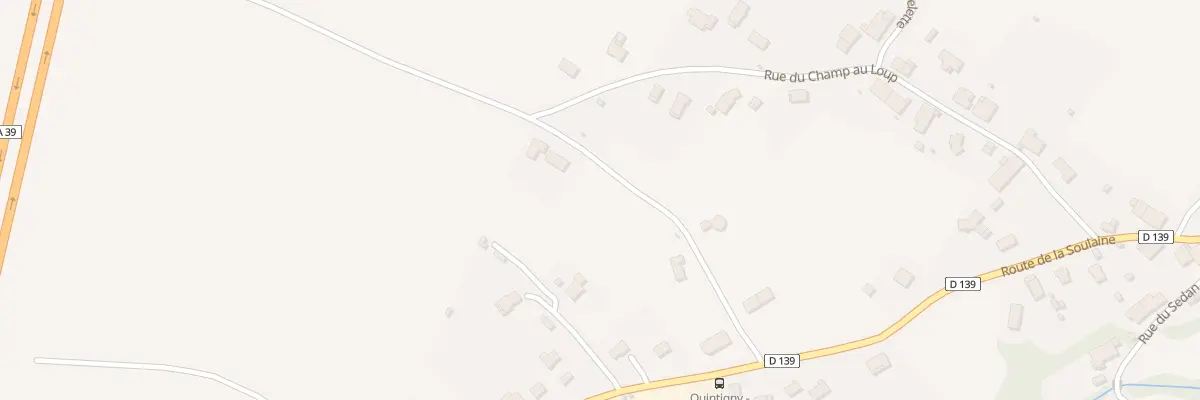 Plan du 185 Che de la Feuillée à Quintigny
