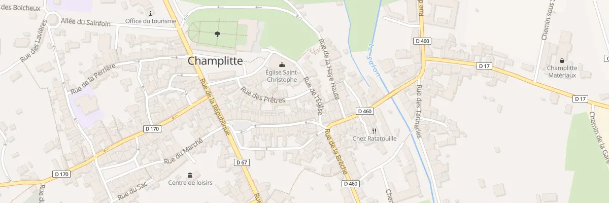 Plan du 24 Rue des Pretres à Champlitte