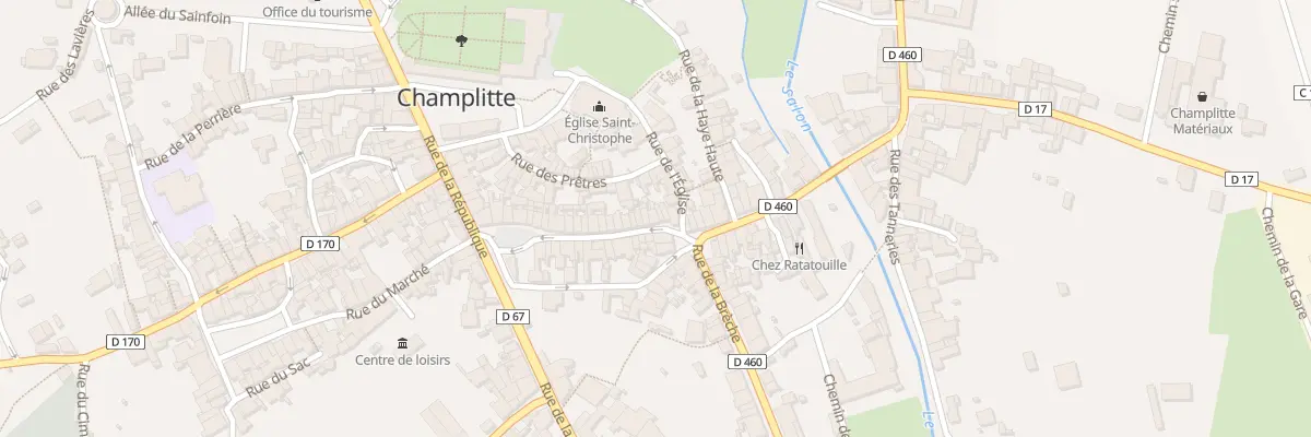 Plan du 39 Rue du Bourg à Champlitte