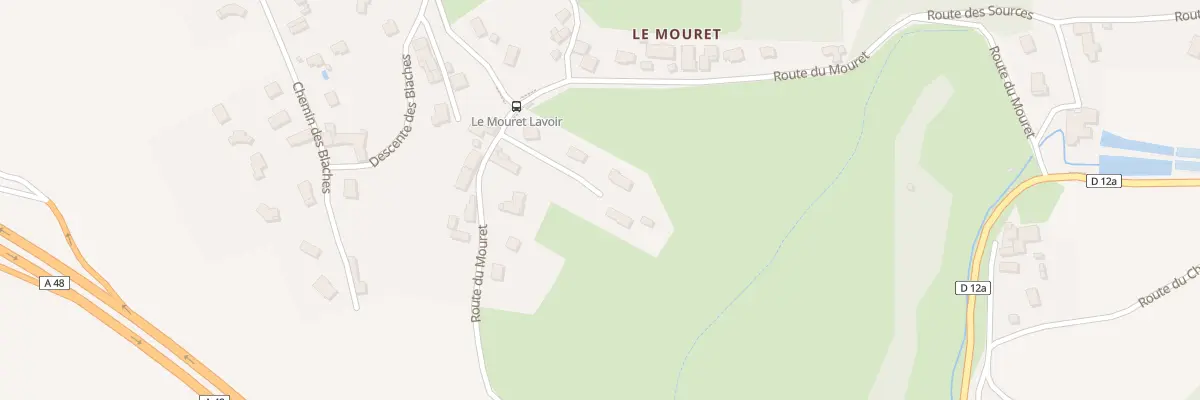 Plan du 5029D Le Mouret à Réaumont