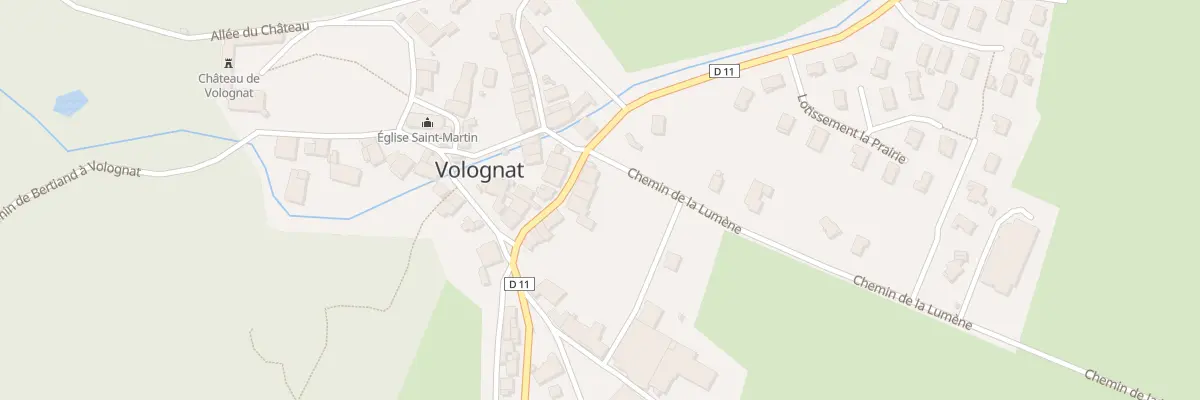 Plan du 17 Rue Grande Rue à Nurieux-Volognat