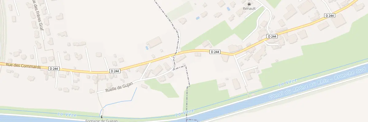 Plan du 2 Grande Rue à Brevans