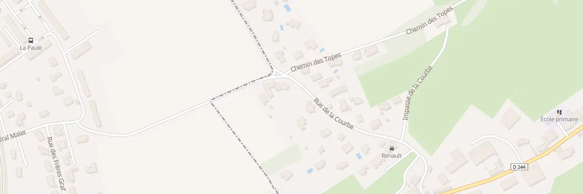 Plan du 27 Rue de la Courbe à Brevans