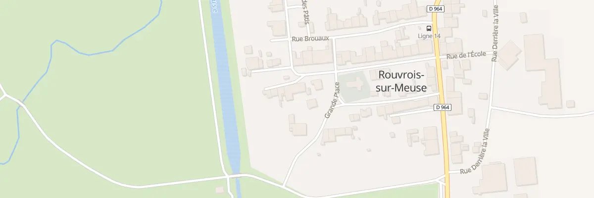 Plan du 9 Gr Grande Rue à Rouvrois-sur-Meuse
