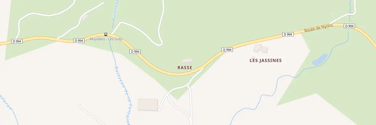 Plan du 5003 Rasse à Moydans