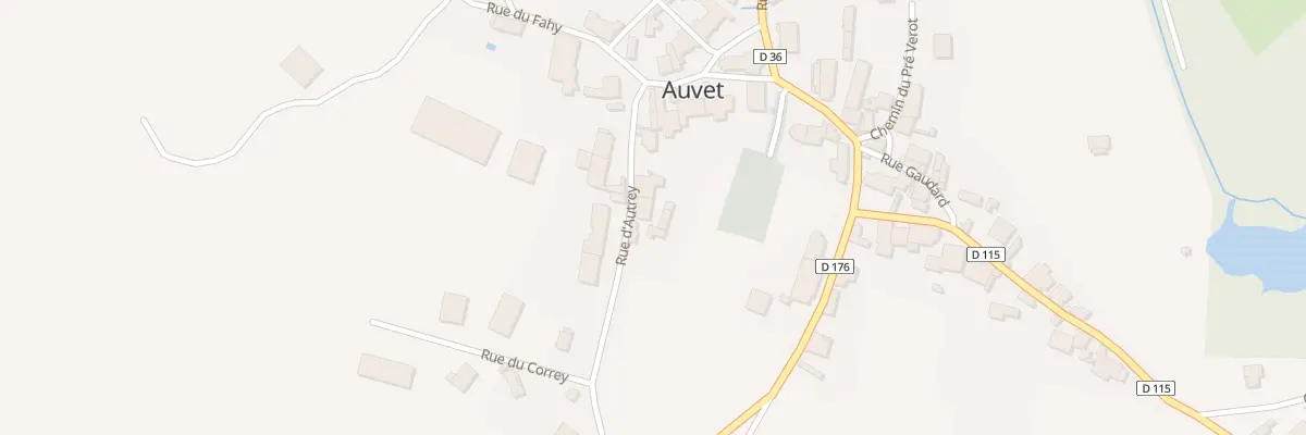 Plan du 5001F Rue d’Autrey à Auvet-et-la-Chapelotte