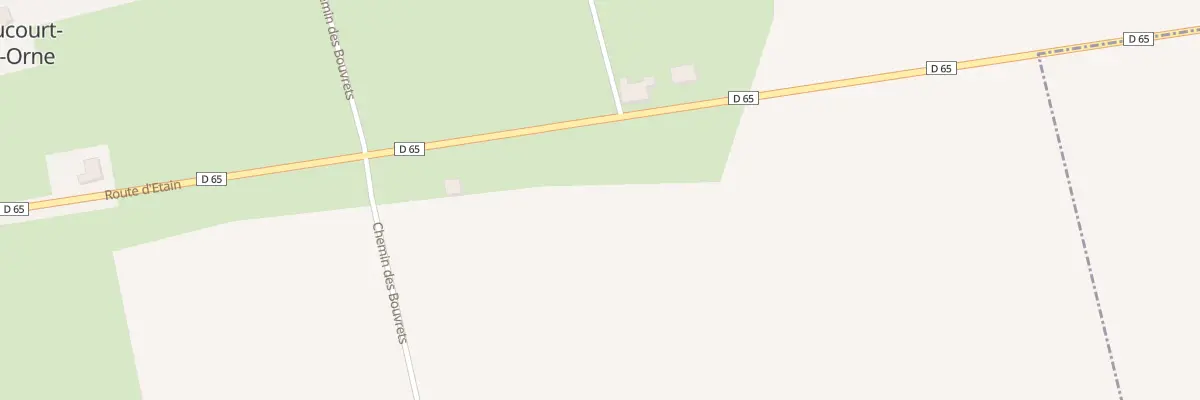 Plan du 2 Rte d’Etain à Maucourt-sur-Orne