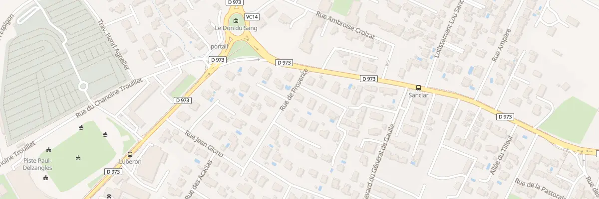 Plan du 1 Rue des Romarins à Pertuis