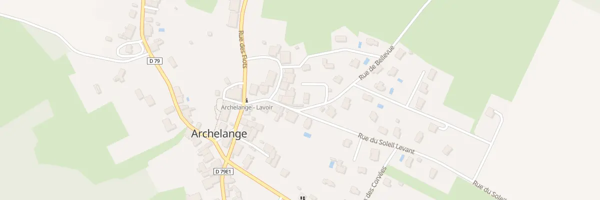 Plan du 3 Rue de Bellevue à Archelange
