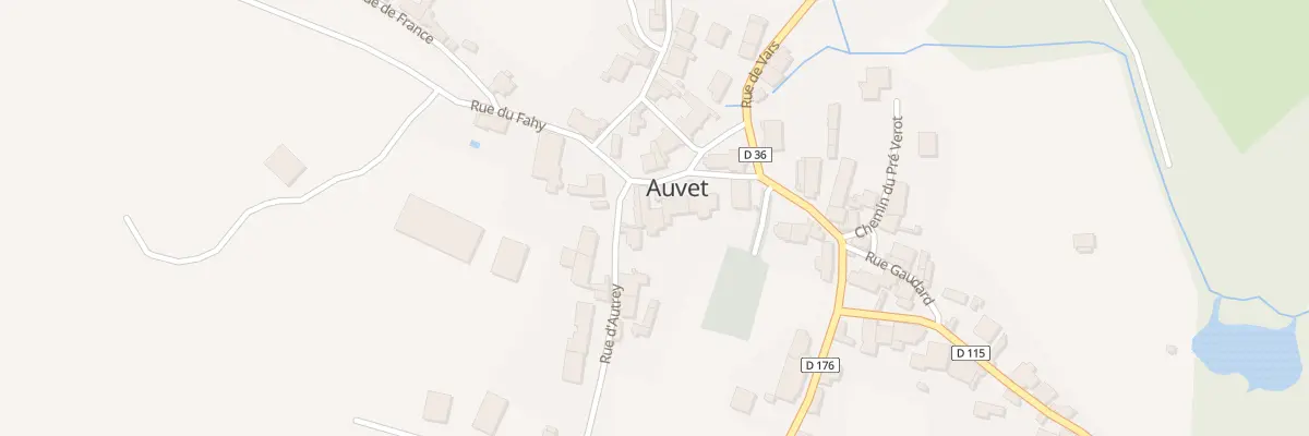Plan du 5003F Rue du Fahy à Auvet-et-la-Chapelotte