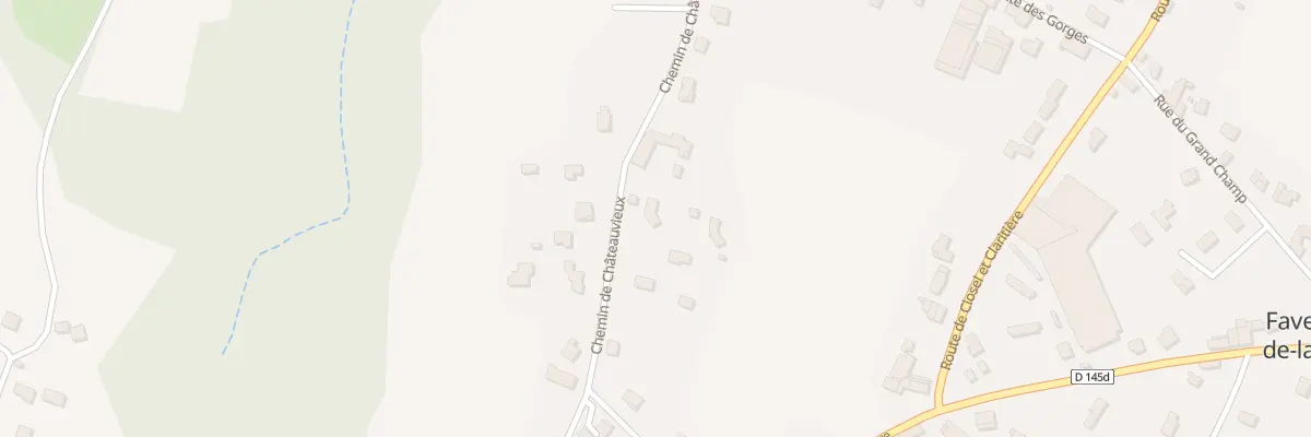 Plan du 287 Che de Châteauvieux à Faverges-de-la-Tour
